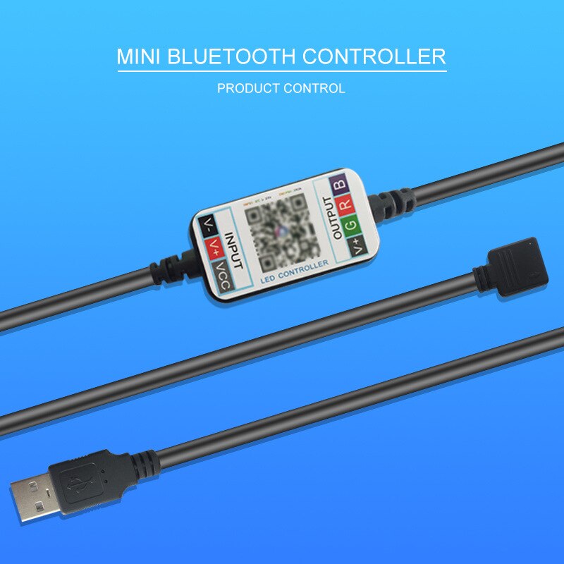 Dimmer voor LED Strips Verlichting Bluetooth Mini RGB Controller Voor 5050 3528 LED Strip USB DC 5-24V telefoon App Controle Smart Dimmer
