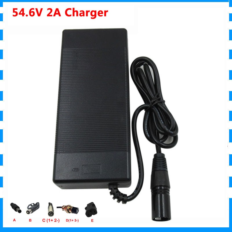 thumbnail image 2 of Fullecty 54.6V 2A Charger For Lectric XP 1.0 2.0 3.0 48V E-Bike Battery 2 of 6