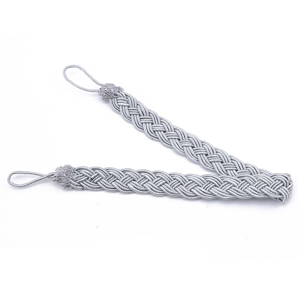 Håndlavede vævede twist gardiner tieback gardin clips gardinholder kvaster klemmer rem gardin dekorativt tilbehør