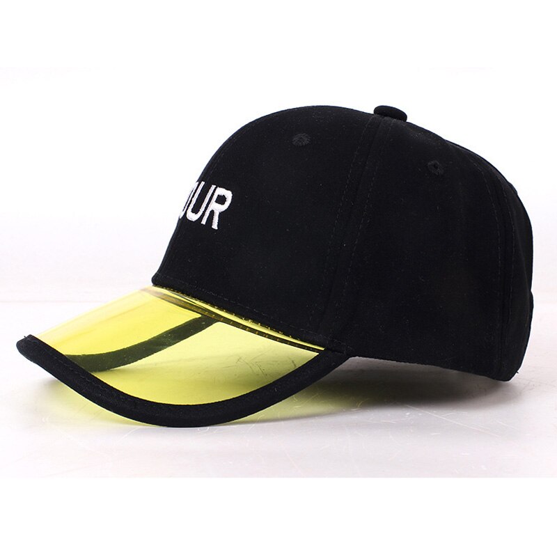 Doitbest Kind Baseball Cap Lente Hip Hop Transparante Rand Zomer Zon Kids Hoeden Jongens Meisjes Caps Snapback Hoed Gorras: FOUR black