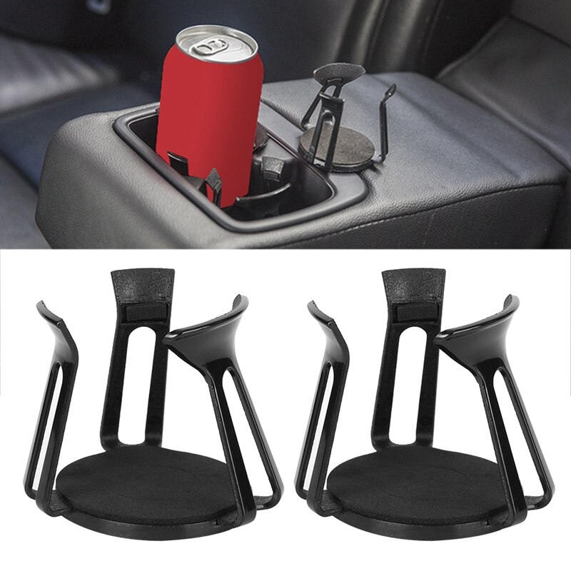 Universele Plastic 2 Stuks Auto-interieur Water Bekerhouder Plakken Fixer Stopper Drink Fles Stand Accessoire: Default Title
