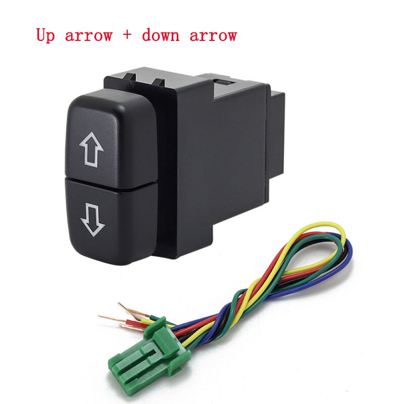 1pc Dual key switch dual switch fog light daytime running light Switch Button for Mitsubishi LancerX