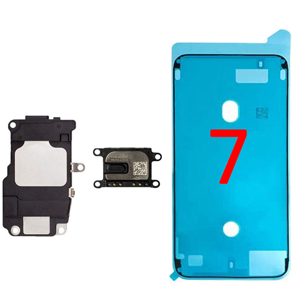 Luidspreker Voor iPhone 6 6 P 6 s 7 7 P 8 Plus Oor Luidspreker Oortelefoon Ringer Zoemer montage Met Waterdichte Tape: Blauw