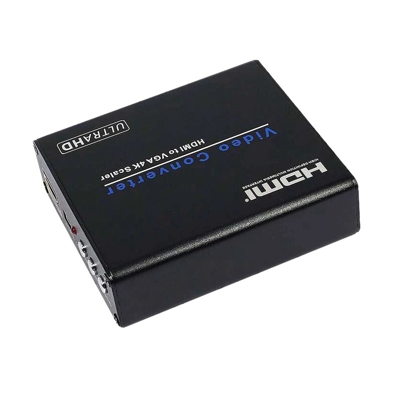 Am -937 4 kx 2k hdmi naar vga converter video converter hdmi naar vga 4k scaler adapter fl/fr digitaal analoog composiet eu stekker: Default Title