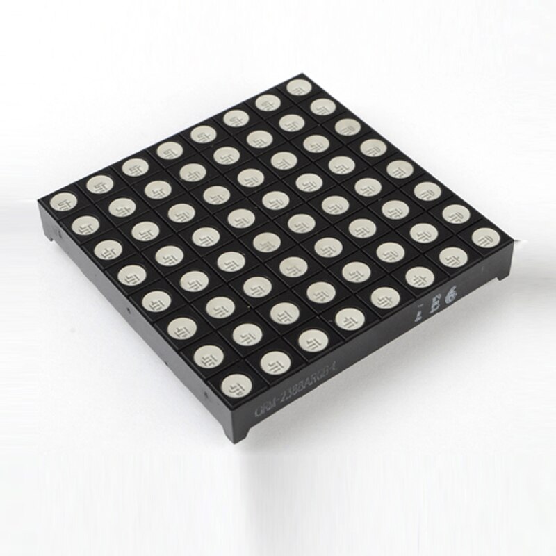 5Mm Anode 8X8 Vierkante Matrix Kleurrijke Rgb Led Display Module Gemeenschappelijke Anode Full Colour 60*60mm