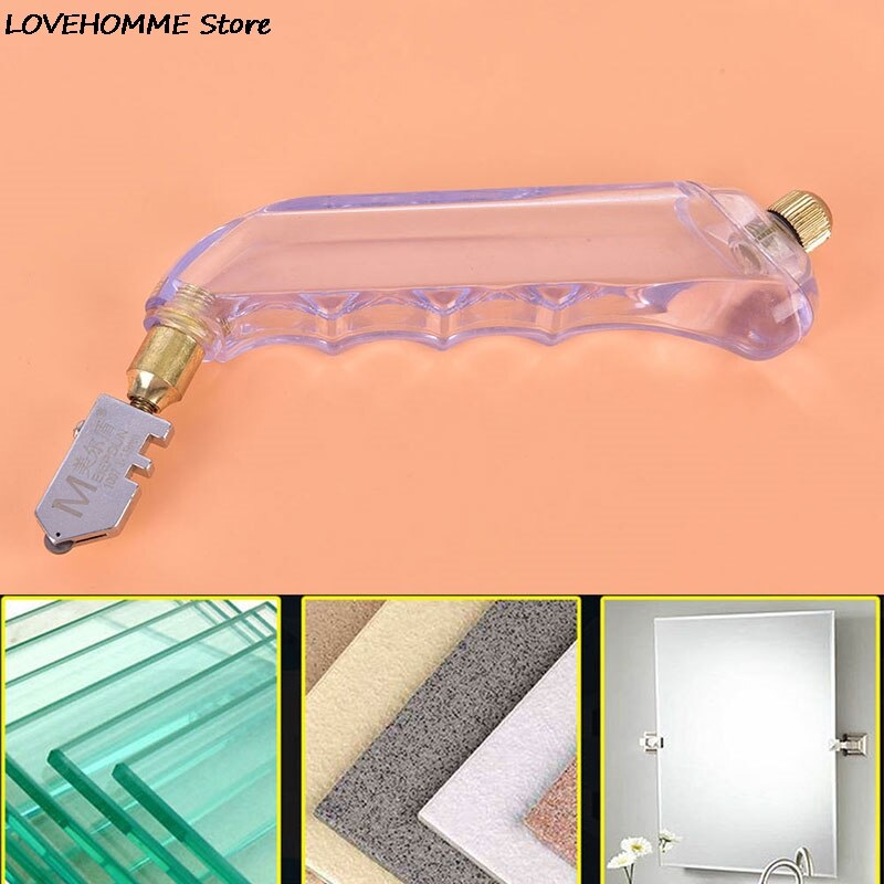 1Pcs Oil Glass Cutter Hard Diamond Cutting Glass Tile Manual Cutting Tool
