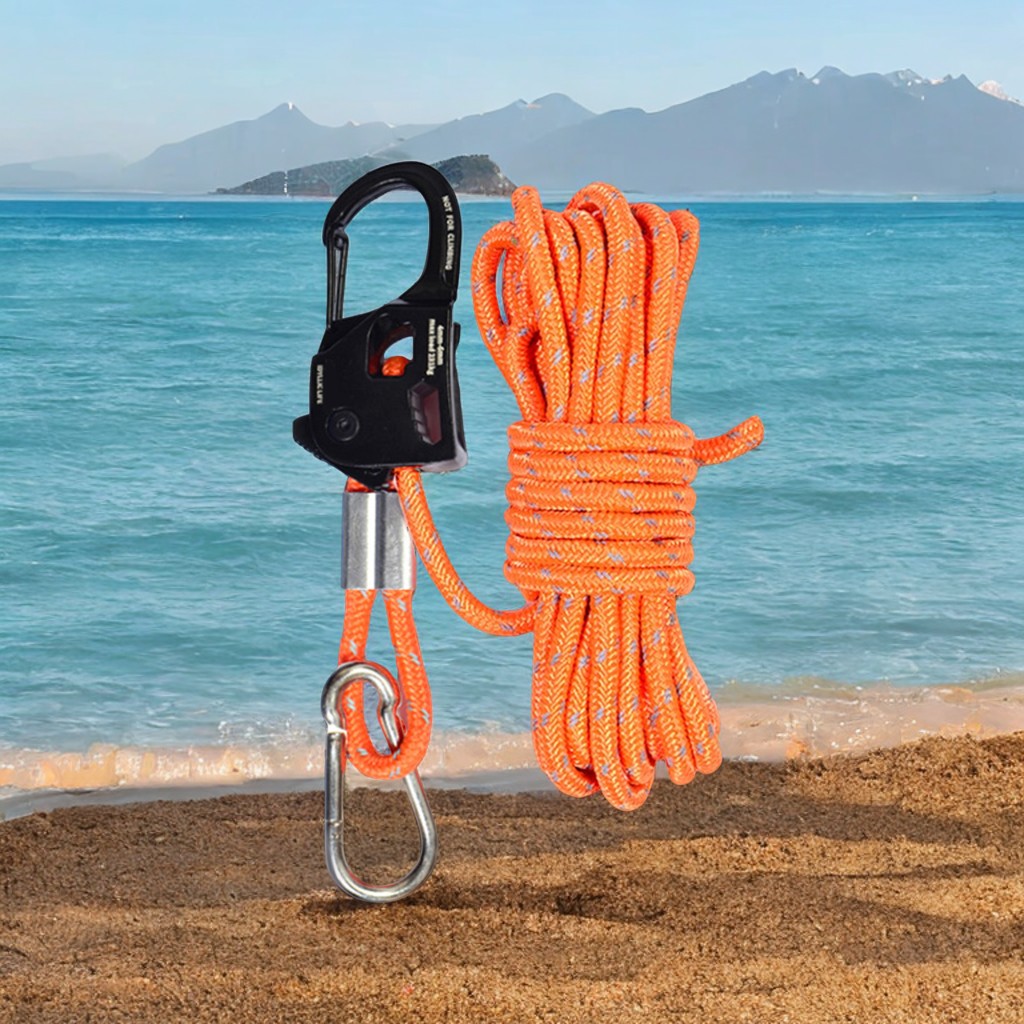 Cordes de tente de 5M 6mm avec ajusteur, corde multifonction haute durabilité et résistance, adaptées au Camping et à sécher les vêtements