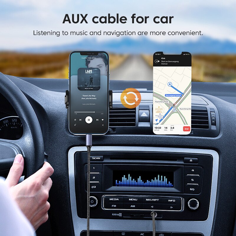 3 5 Aux Kabel Voor Apple Iphone 13 12 11 Pro X Xs Xr 7 8 Ipad Ios Jack Naar 3.5Mm Jack Converter Hoofdtelefoon Auto Audio Cord Line Wire