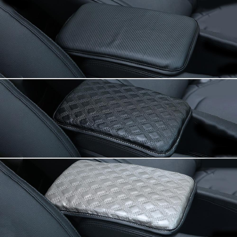 1Pc Universal Car Armsteun Cover Automobiles Auto Armsteun Middenconsole Cover Pu Lederen Kussen Protector Universal Fit Tool