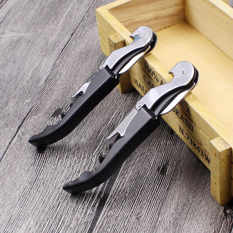FOURETAW Portable 4 In 1 Wine Opener Multifunction Portable Screw Corkscrew Wine Bottle Opener Cook Tools
