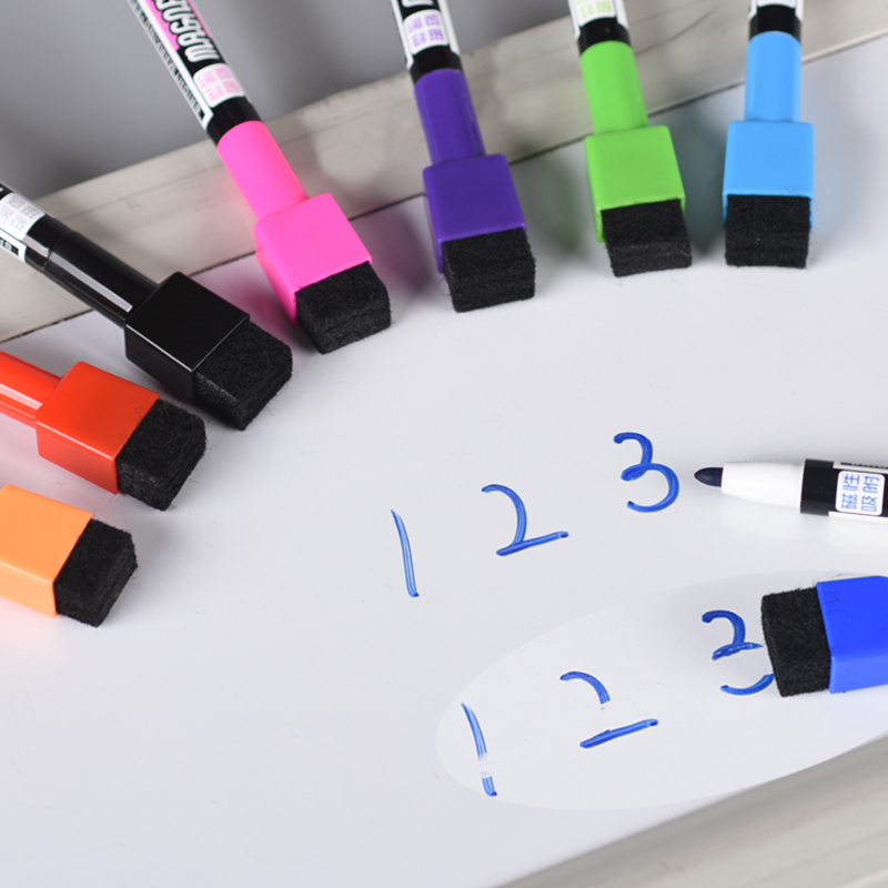 Genvana/Weten Magnetische Whiteboard Marker Uitwisbare Board Marker Met Magneet Sneldrogende Easy Wissen 1.5mm Kantoor &amp; schoolbenodigdheden