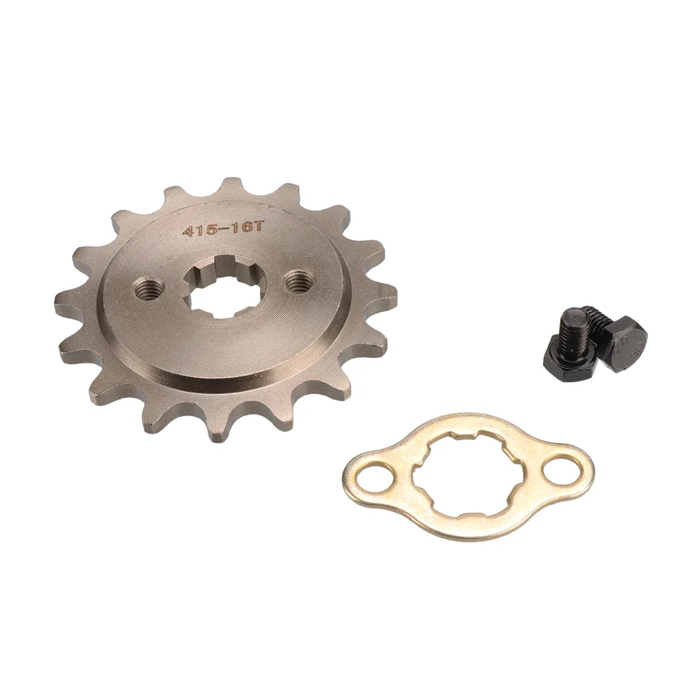 415 14T15T16T17T 17 mm Motorrad-Frontmotor-Kettenrad, geeignet für 50 cc, 70 cc, 110 cc, 125 cc, 140 cc, 160 cc Grube Fahrrad Mini Fahrrad Moped: Armee Grün