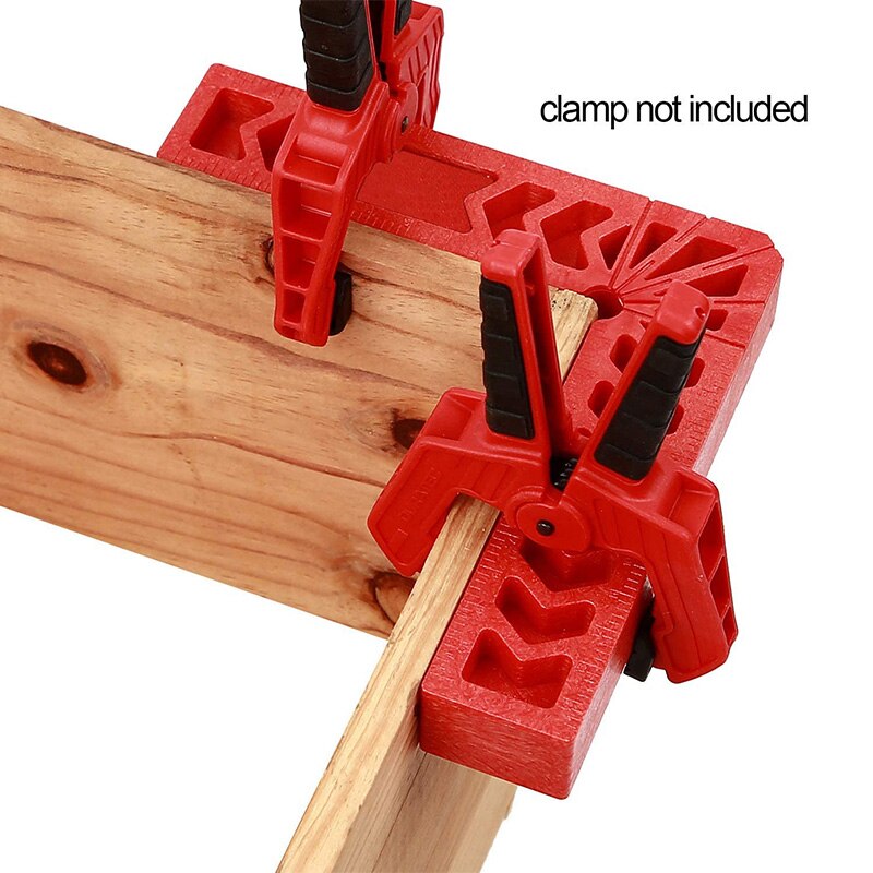 4 PCS 4 Inch 6 Inch 90 Degree Positioning Squares, Right Angle Clamps Woodworking Carpenter Corner Clamping Square Tool
