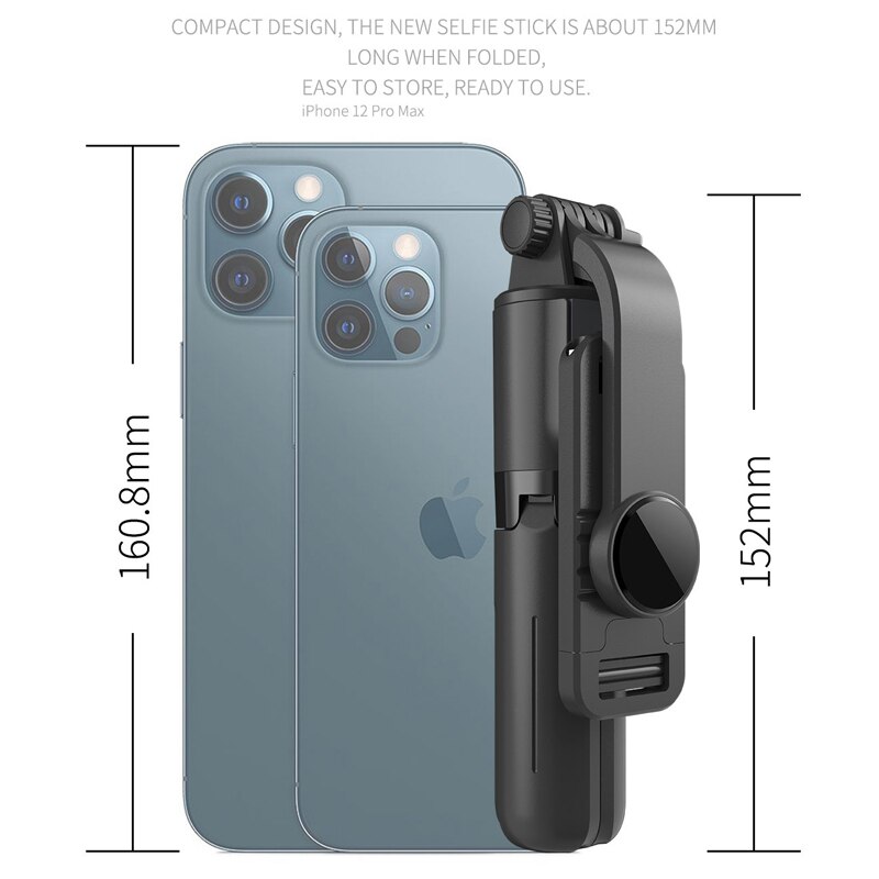 Roreta – mini perche bluetooth en alliage d'aluminium, monopode extensible avec obturateur et télécommande pour IOS et Android