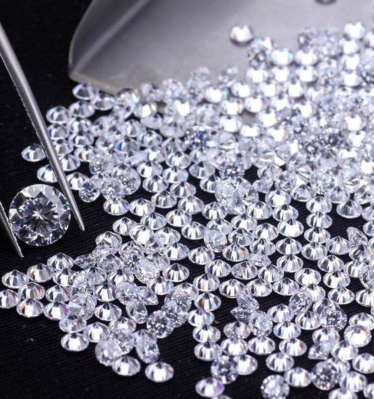 1.2mm Moissanite Steen Totaal 1ct Karaat FG Kleur Losse Diamanten Uitstekende Cut VVS1 Anniversary voor Vrouwen Vriendin