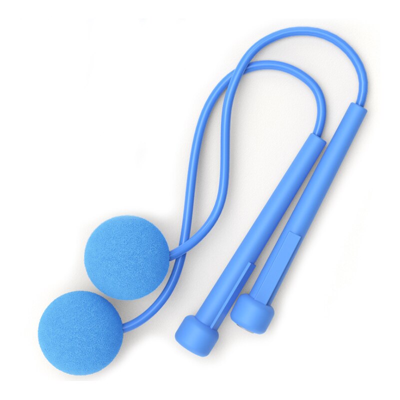 Draadloze Springtouw Gewogen Springtouw Draadloze Zware Gym Workout Apparatuur Voor Thuis Battle Touw Bal Springtouw: Blauw
