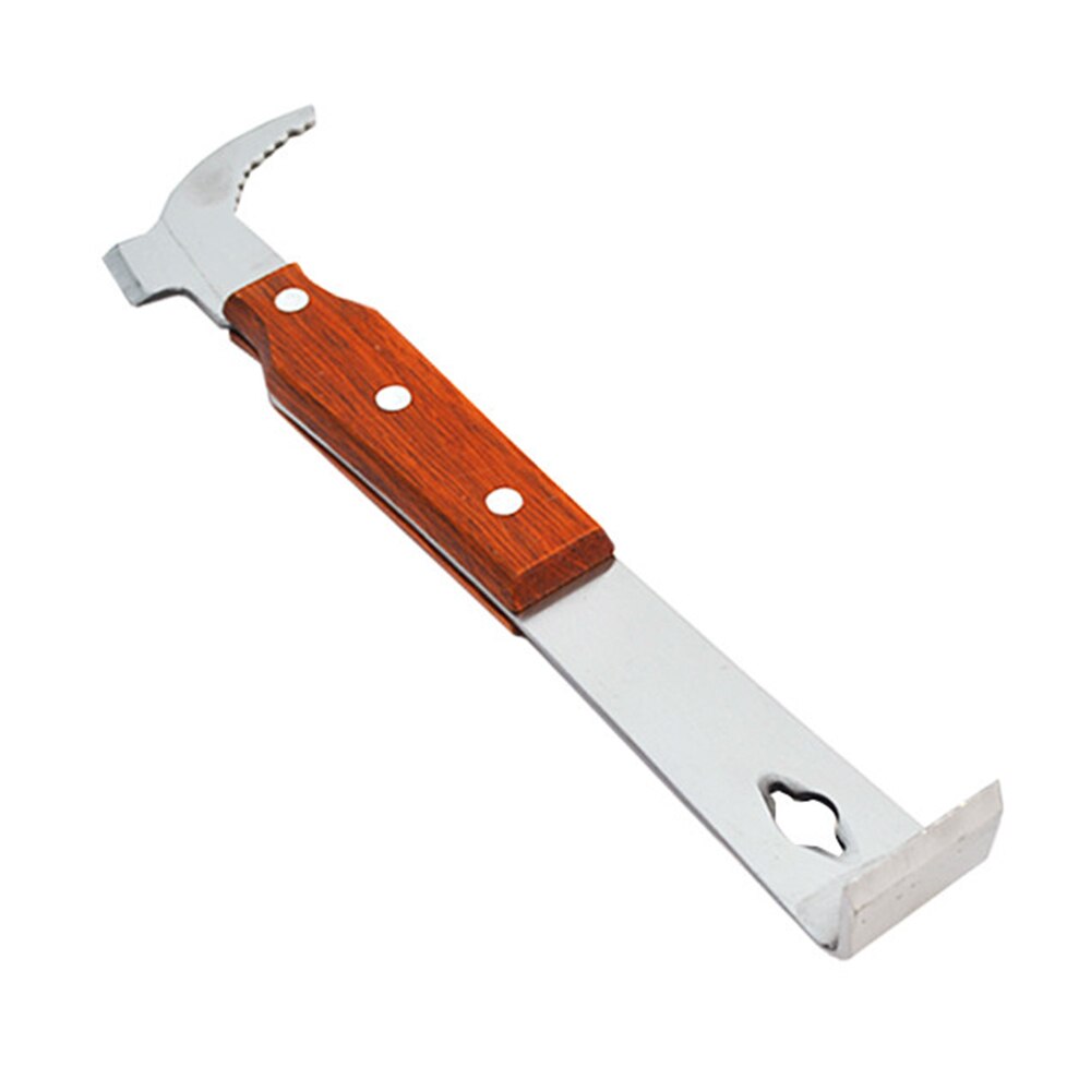 25.5 cm Stainless Frame Lifter and Scraper J Hook Tool Hive Tool Beekeeper Tool Beekeeping Curved Tail Bee Equipment Tool