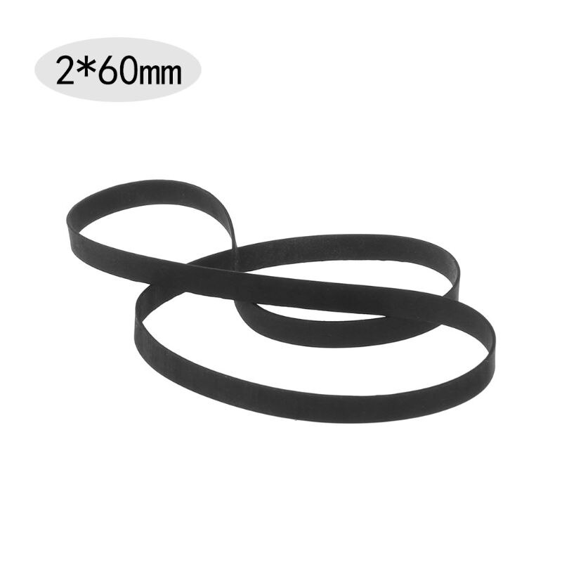 45-120mm universal assorterede almindelige flad gummibælte mix kassette bånddrev bælte til optagere walkman cd dvd-drev pladespiller: D