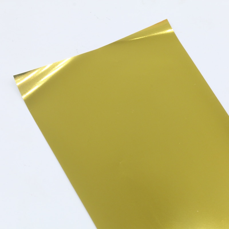 Stempling folie papir guld holografisk overførsel laminator folie 8 x 15cm til diy kunst håndværk christma: 10 stk