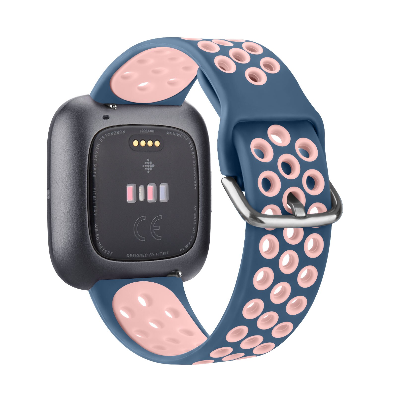 Doppel Farbe Silikon Band Für Fitbit Versa 2 Versa 1 Band Armbinde Schnalle Atmungsaktiv Armbinde Für Fitbit Versa Lite Correa