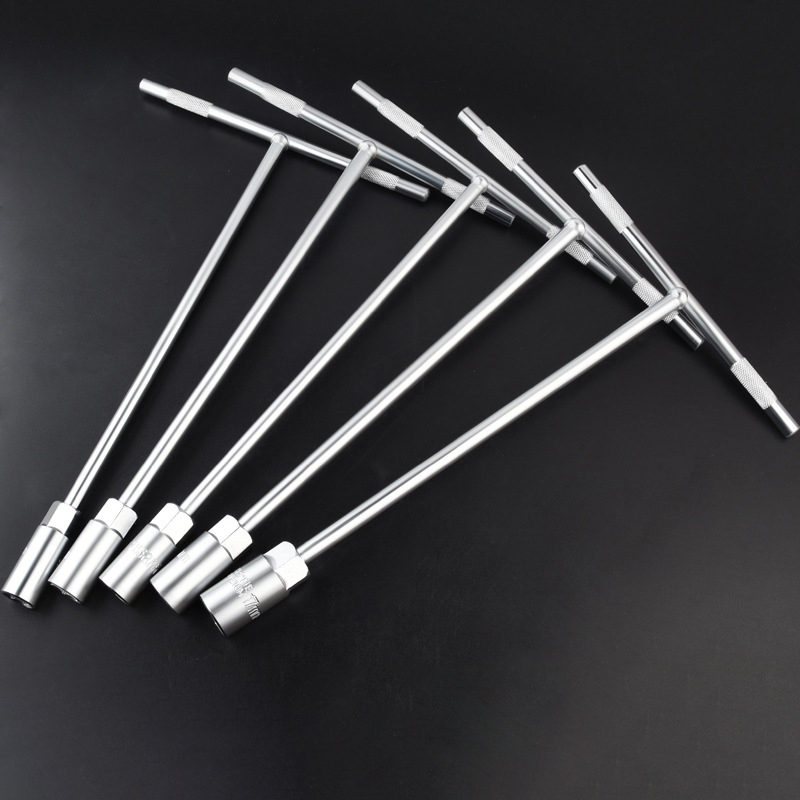 Llave de tubo estilo T de 6-19 Mm, juego de llaves de reparación de conductores mecánicos, herramientas de taller mecánico de coche, llave hexagonal, herramientas manuales