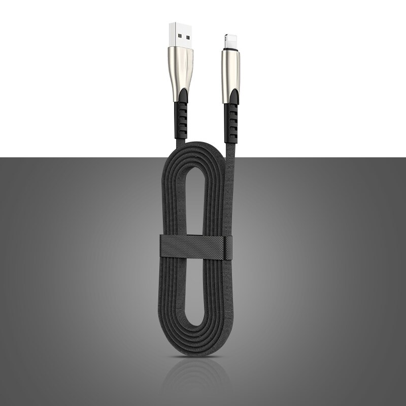 NOHON 3M 2M Fast Charging Cable 3A USB Cable For iPhone X Xs Xr 8 7 6S 6 Plus SE iPad iPod Macbook iOS Cable Quick Charger Cord: Black / 1m