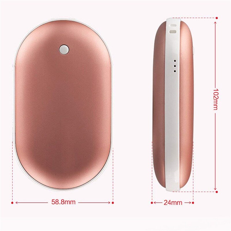 5200mAh USB Pocket Heater Handy Warmer Portable Mobile Phone Charging Power Supply Winter Body Handy Baby Heating Warmer
