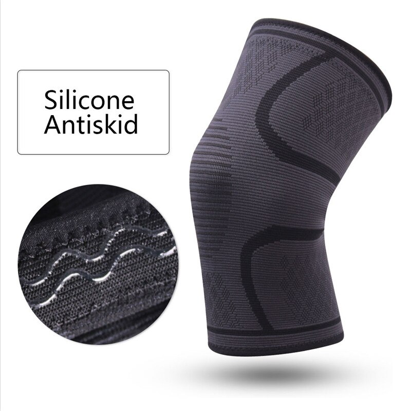 Sport Kompression Knie Brace Unterstützung Pad Schutz Arthritis Schmerzen Gym Protector Gestrickte Nylon Sport Kneepads Einzigen