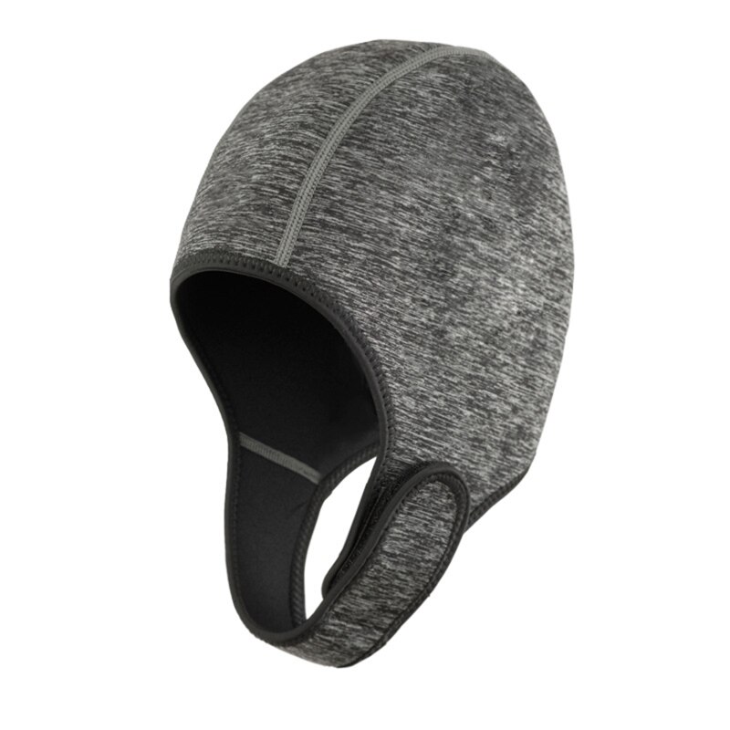 Bonnet de plongée en néoprène, en tissu , résistant au froid, couvre la tête, pour l'hiver: gray