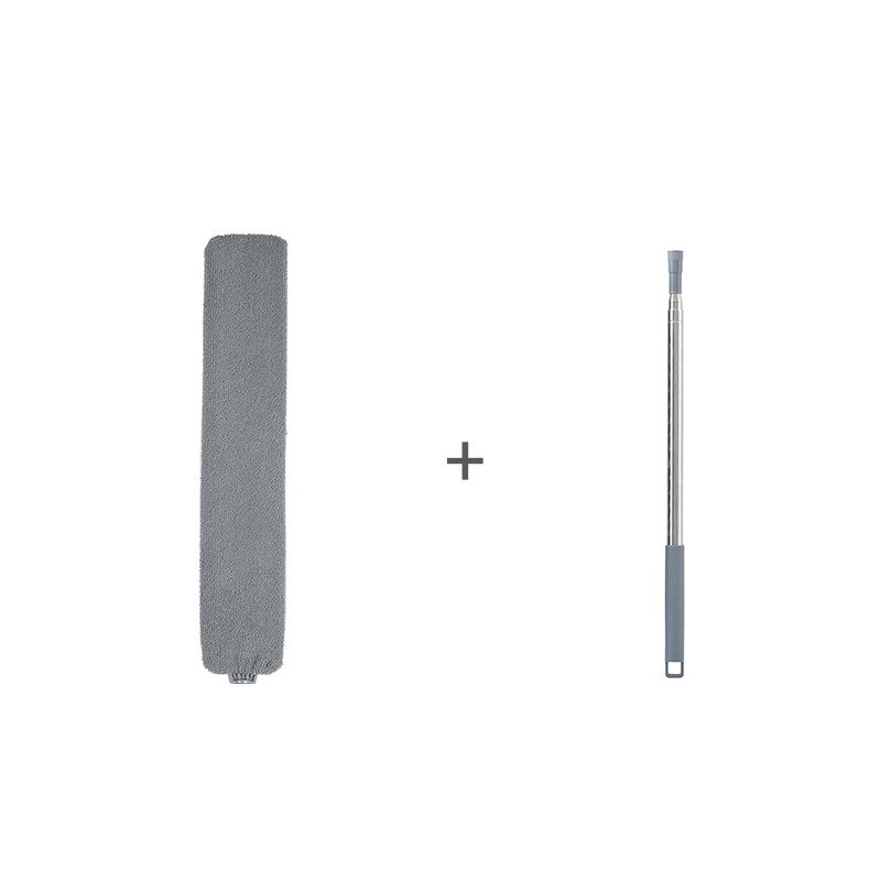 Long Handle Duster Cleaner Brush 2.5m/1.4m Telescopic Bed Gap Ceiling Chandelier Dust Duster Home Cleaning Products Tools: 1.4m B 2pcs