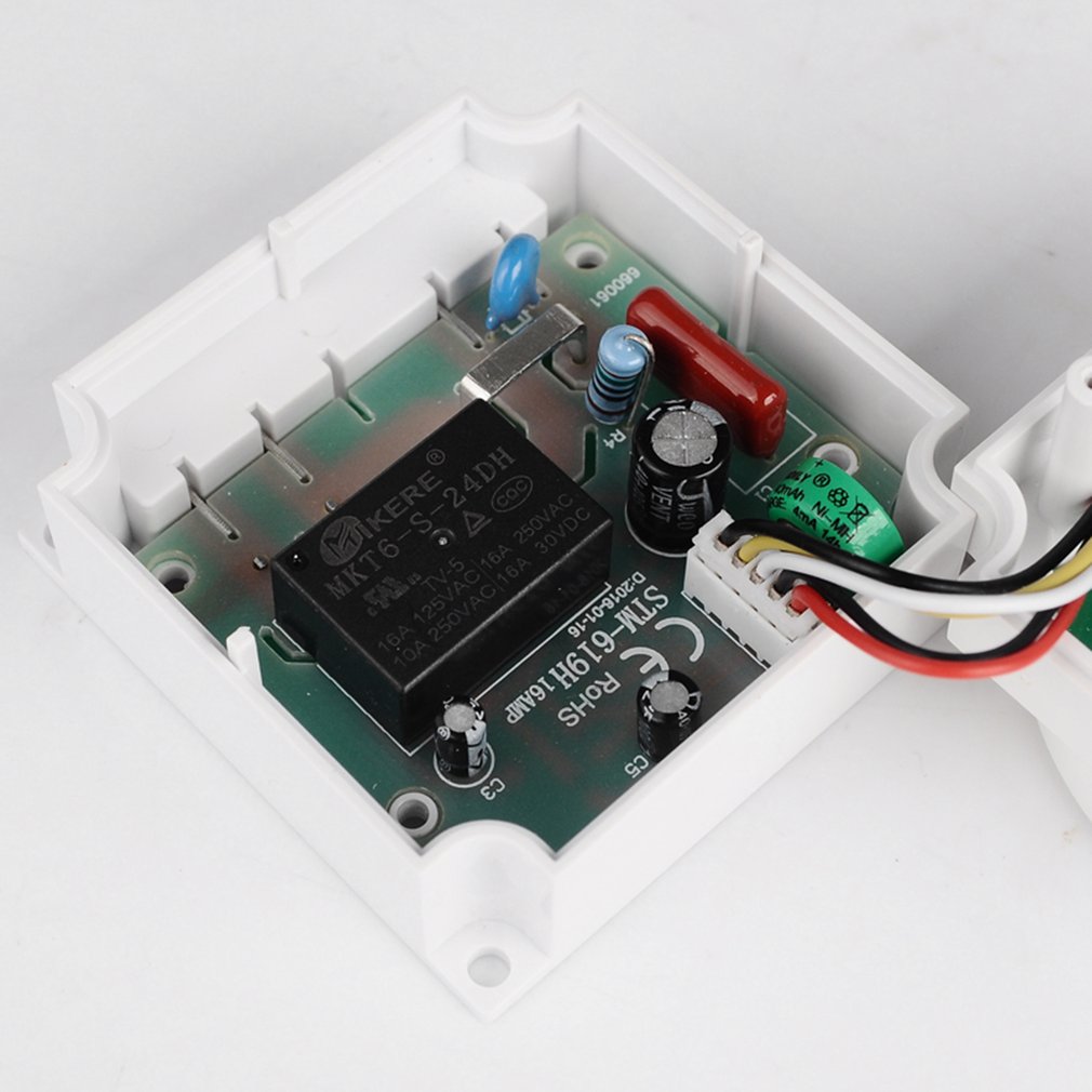 SINOTIMER 220V 10A Weekly 7 Days Programmable Digital Time Switch Relay Timer Control for Electric Appliance with Alarm Clock