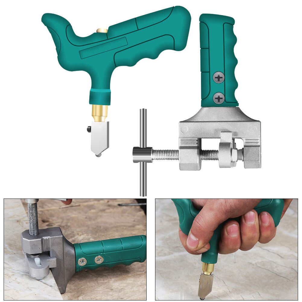 Hand Grip Tile Divider Glass Cutter Large Cutter Wheel Quick Opening Kit for Cutting Ceramic Tile Glass Mirror Quick Opening Set
