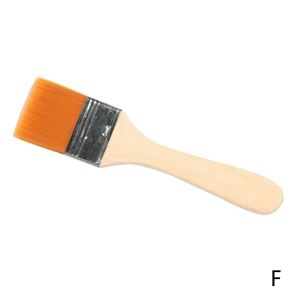 Nylon verfkwast houten handvat olieverfkwasten voor acrylverfbenodigdheden voor kinderen kunstacademie schilderen  w4 t 8: Nr . .6