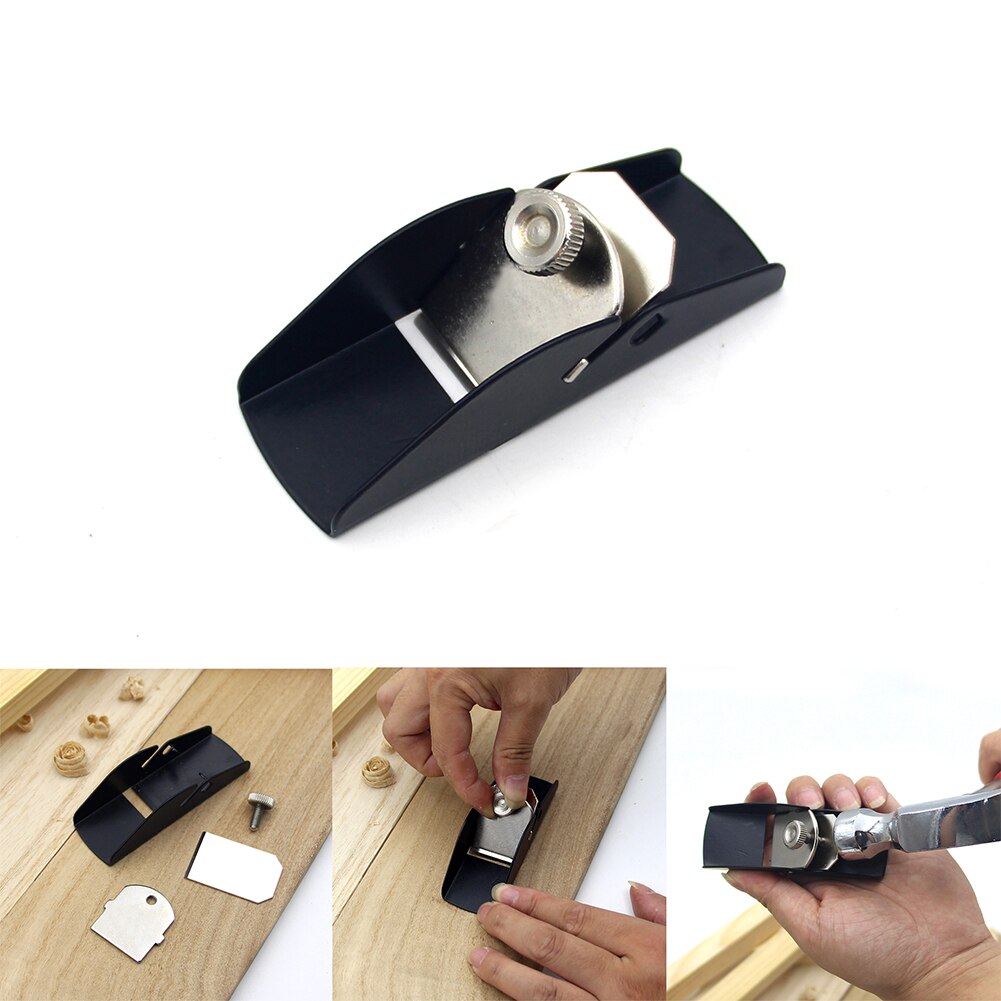 Diy model gør justerbar kant efterbehandling mini trimværktøj hjem træbearbejdning lomme håndhøvler bærbare holdbare håndværkere