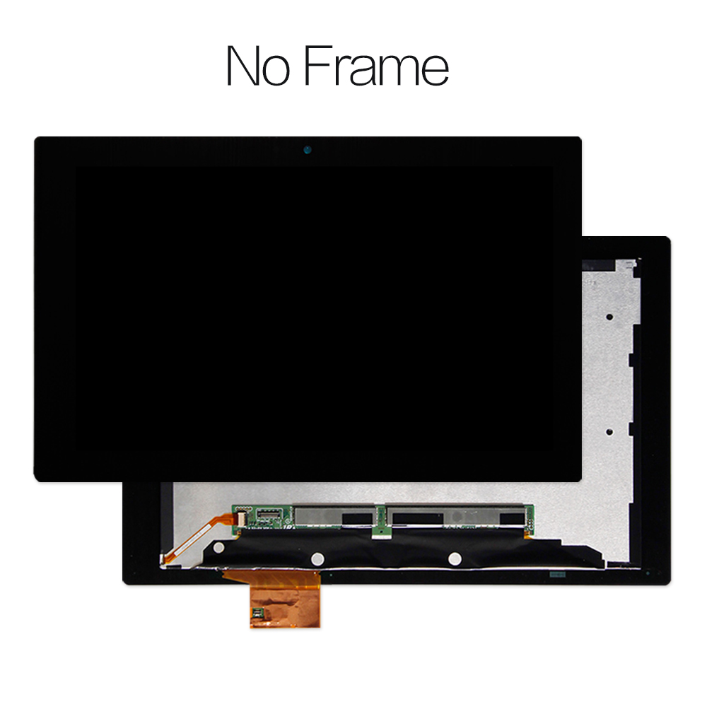 Srjtek voor sony xperia tablet  z 10.1 sgp 311 sgp 312 sgp 321 lcd-scherm matrixscherm touchscreen tablet-pc montage met frame: Geen kader