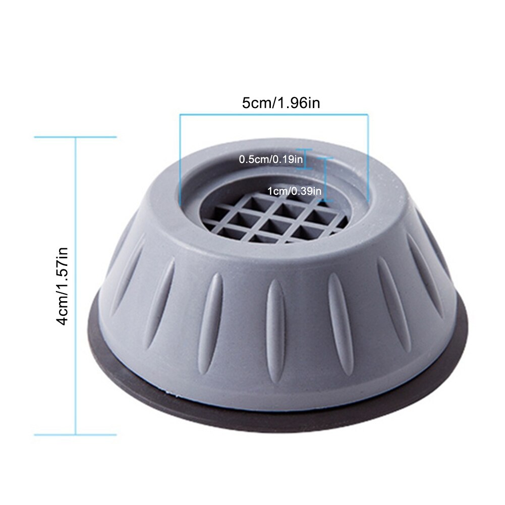 2/4Pcs Washing Machine Non Slip Feet Pad APS Anti-Vibration 4cm Pads Household Practical Washer Dryer Accessories