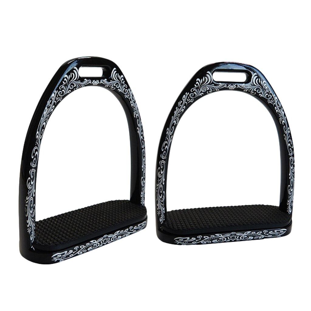 1 Pair Aluminium Riding Safety Stirrups English Saddle Stirrups for Racing: Default Title