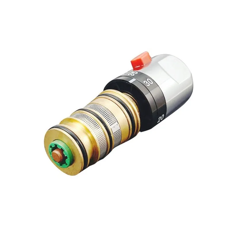 Messing Thermostatische Mengkraan Temperatuurregeling Keramische Klep Voor Zonneboiler Klep Onderdelen Keramische Cartridge MJ911