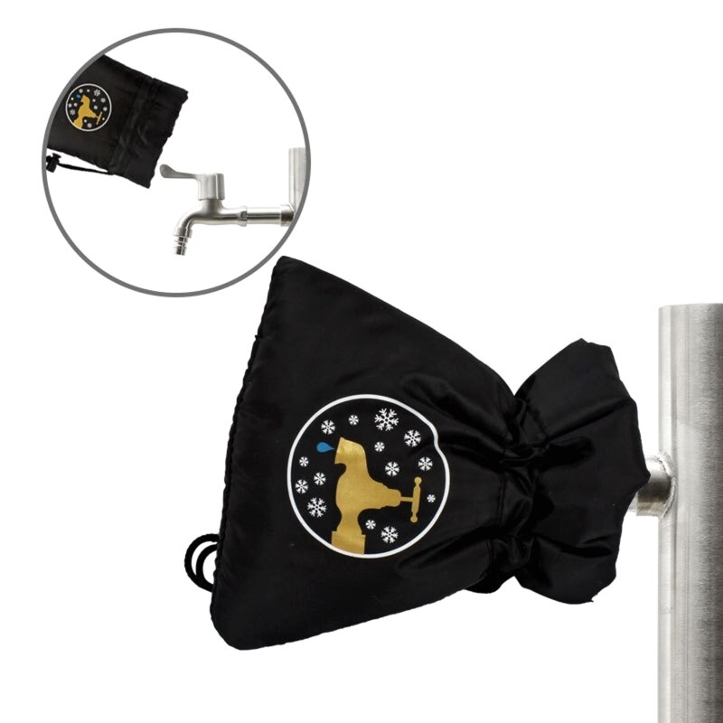 Cubiertas de grifo exterior, Protector de grifo más grande contra heladas para el invierno, Protector de escarcha de grifo aislado espeso, protege tu jardín exterior