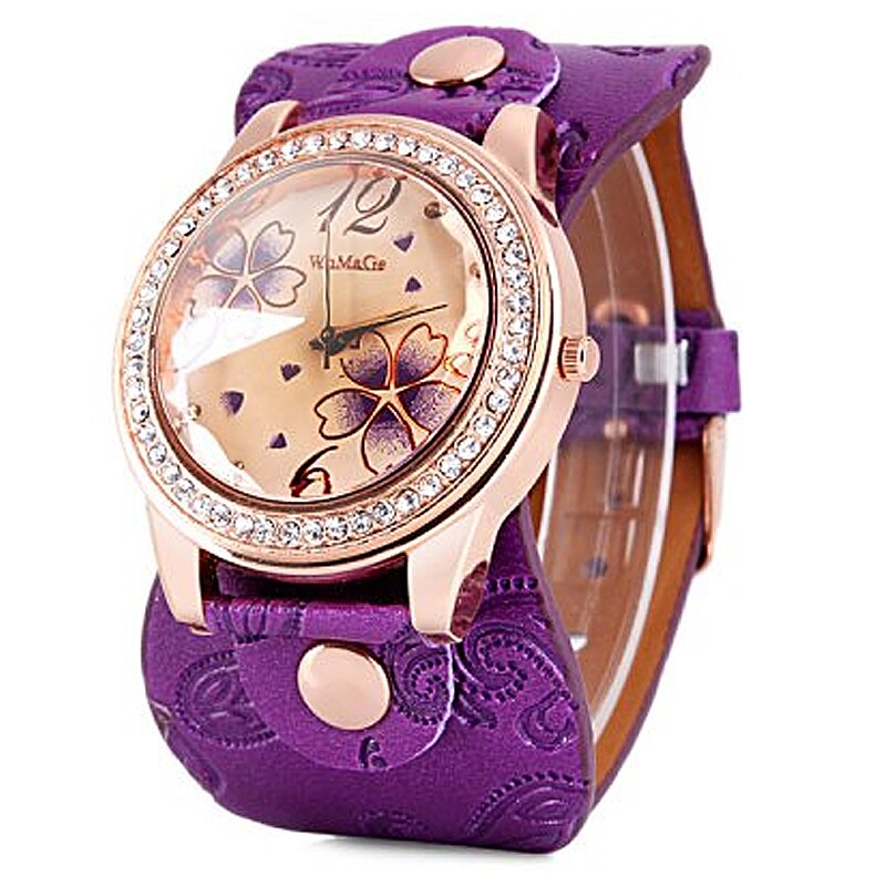 Vrouw Horloge Womage Horloge Crystal Vrouwen Horloges Oversize Dial Quartz Horloges Relogio Feminino Montres Femme Dames Horloge