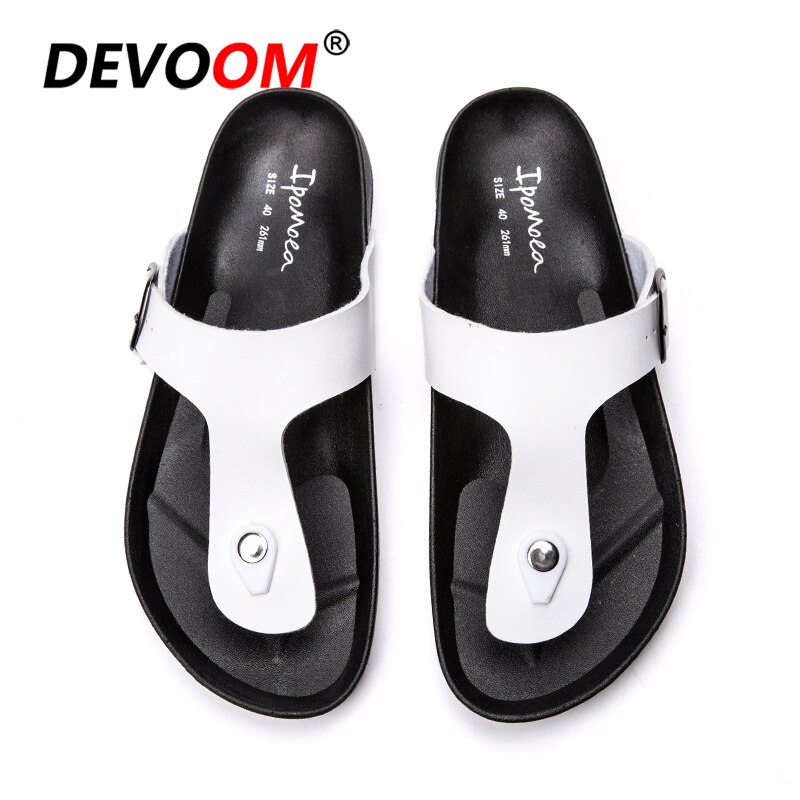 Fiske hjemmesko herre t tøffel pu øvre sommer side spænde strand sandal herre flip flop waslking fiskesko til mand