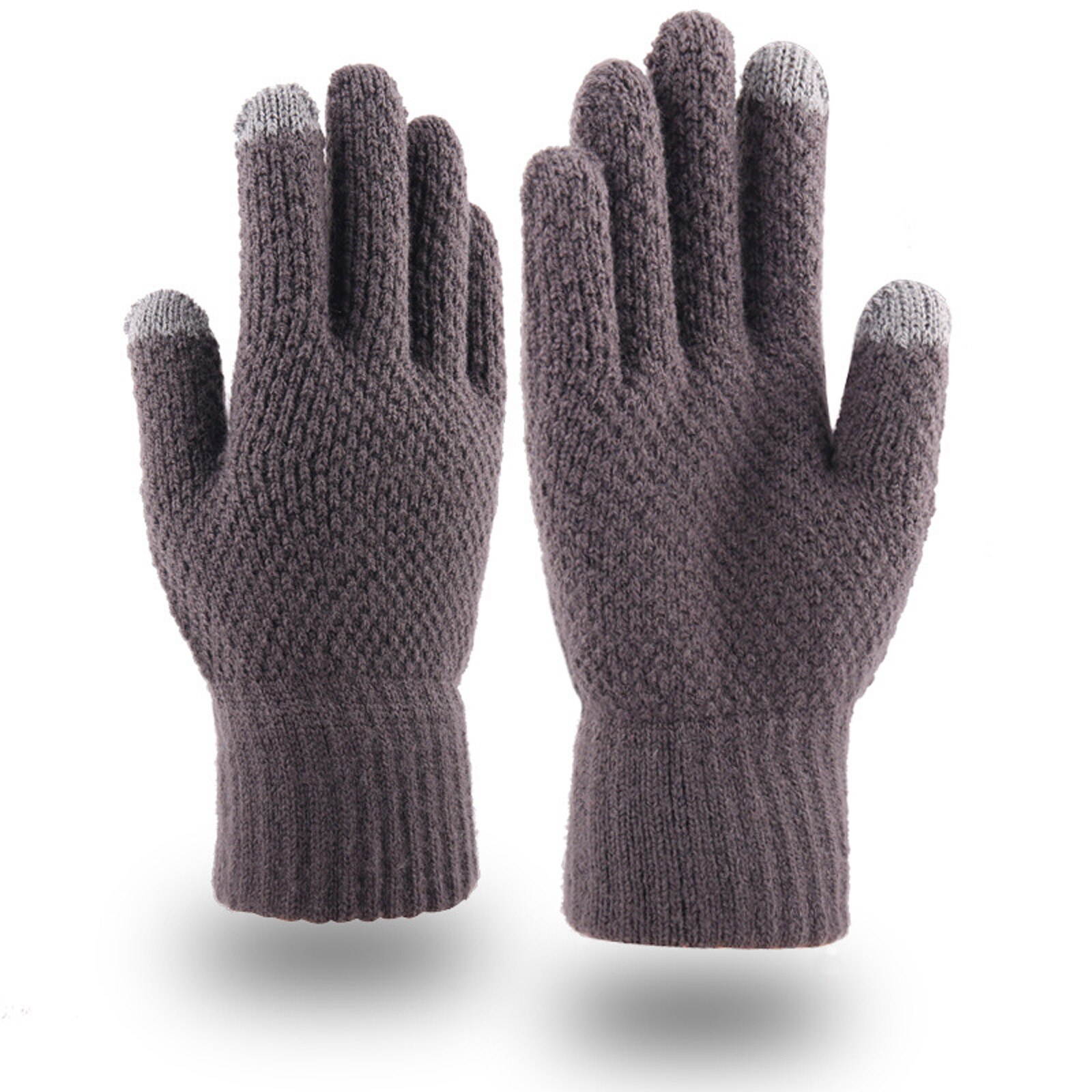 Sagace hiver gants de plein air hommes automne et hiver épaissi tricoté gants de laine doux Mittenп