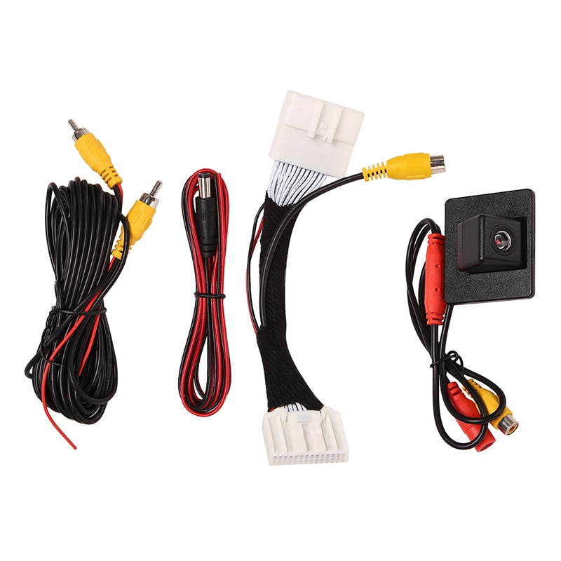 -Auto Achteruitrijcamera Parkeerhulp Camera Voor Mazda 2 / Demio Hatchback (Dj) Compatibel Fabriek Scherm Kabel