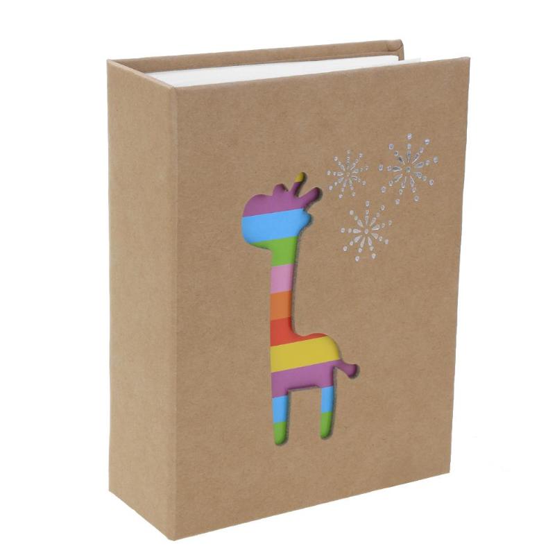 6 inch 100 Pagina 'S Pocket Interleaf Type Foto Opslag Frame voor Kinderen Kinderen DIY Scrapbooking Foto Case Fotoalbum: Deer
