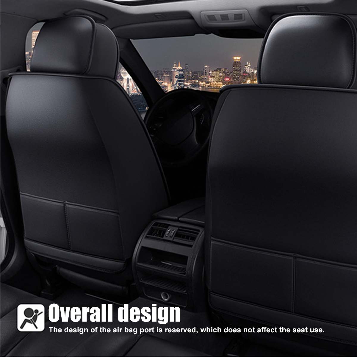 Pu Leer Auto Accessoires Auto Stoelhoezen Set Universele Front Stoelhoezen Kussen Interieur Auto Stoel Stoelen Protector Mat