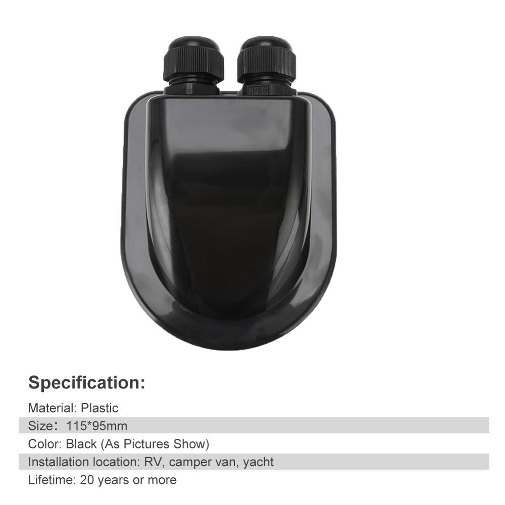 Roof Wire Entry Gland Box Solar Panel Cable Motorhome Caravan Boat Connection Box Outdoor Electrical Box