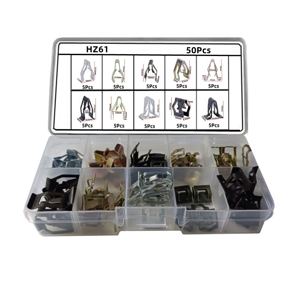 Garniture de lecteur de son DVD de Navigation de voiture, Clip de fixation en fer métallique, coffret de réparation pour Lada Geely Chery Volvo Mini Opel Land Rover BYD