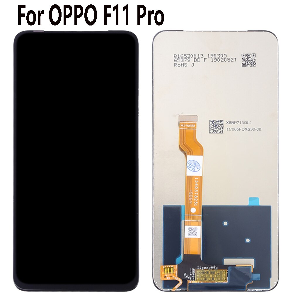 Originele Display Vervangen 6.53 &quot;Voor Oppo F11 Pro Lcd Touch Screen Digitizer Vergadering CPH1969 CPH2209 CPH1987 CPH1913 CPH1911 Lcd