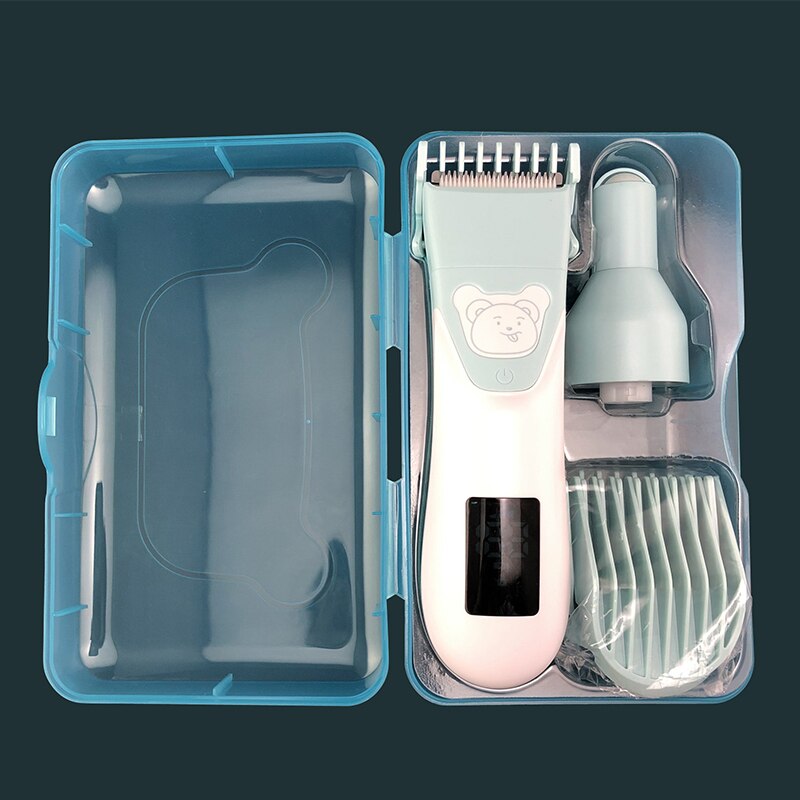 Quiet Baby Hair Trimmer Nail Polisher 2 in 1 Electric Hair Clipper USB Baby Shaver Cutting Rechargeable Kids Hair Cutting