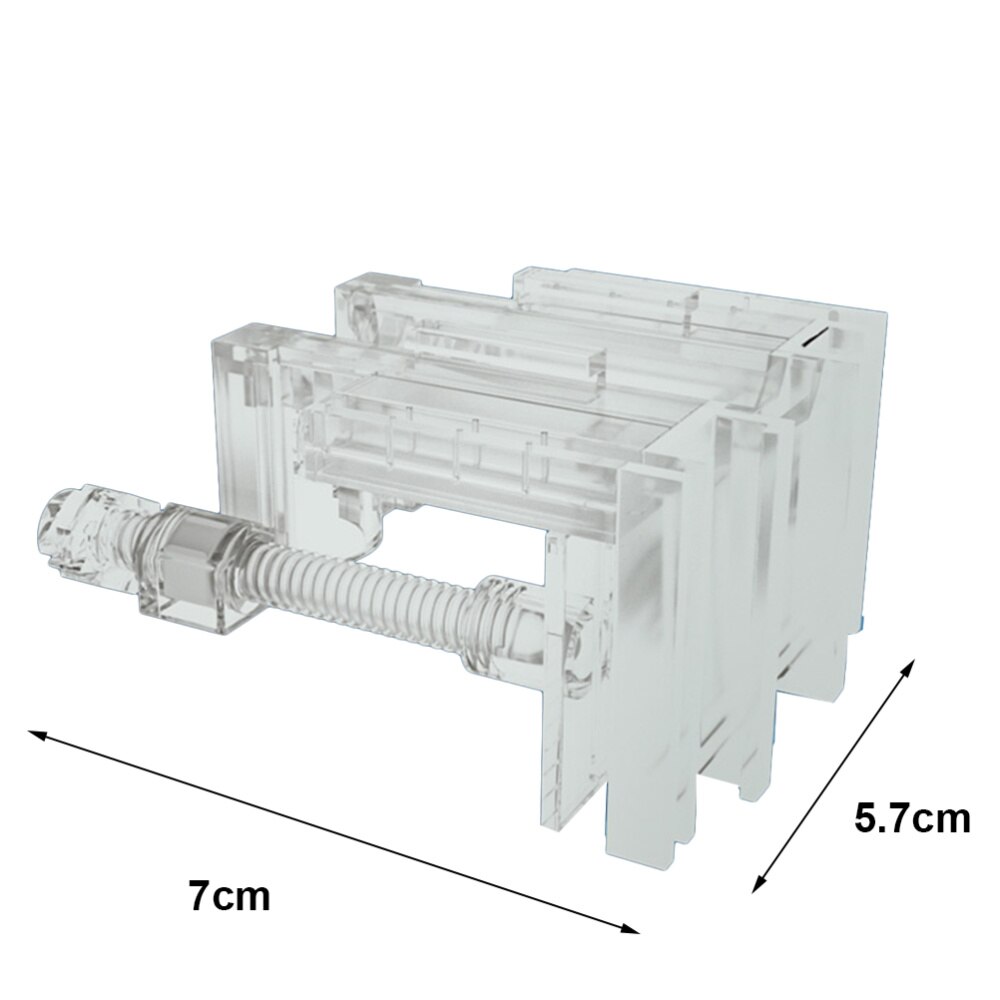 Multifunctionele Acryl Filter Inlaat Uitlaat Buisklem Aquarium Pijp Houder Aquarium Pijp Vaste Clip (Zwart)
